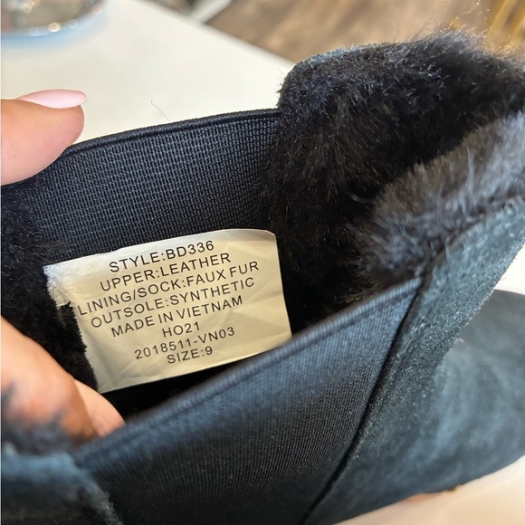 J.Crew Faux-fur lined clog boots in suede size 9 - Picture 5 of 7